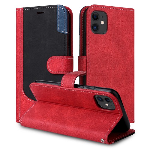 Splice Leather Wallet Phone Case for Samsung S23 S22 S20 S21 S10 Note 20 A53 A14 - 第 4/16 張圖片
