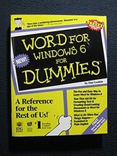 Word 6 for Windows for Dummies Paperback Feb 01, 1994 Gookin, Dan