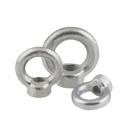 M6 M8 M10 M12 M16 Metric Lifting Eye Nuts Ring Eyelet Nut - Zinc-Plated Steel - Bild 1 von 6