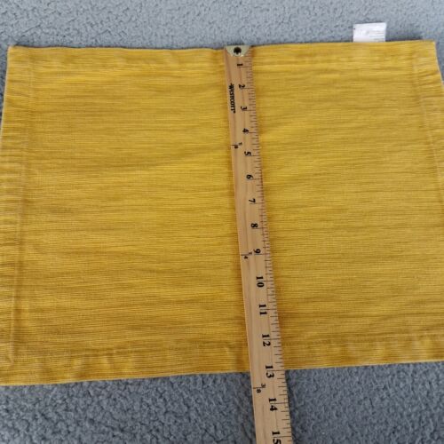 Crate & Barrel Grasscloth Placemats Set Of 8 Green Yellow Gray 14 x 19 Thick - Picture 3 of 13