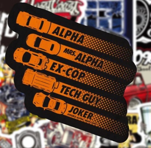 50 X Adesivi Hot Rod Retro Vintage Auto Decalcomanie - Foto 9 di 10