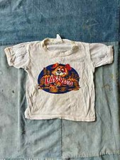 Vintage 60s Las Vegas Dog Baby Tee Toddler XS Short Sleeve Cotton