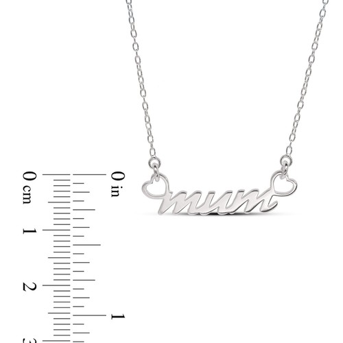 Sterling Silber Mama Anhänger, Muttertag, jeder Anlass, Liebe, Mama Geschenk, 925 - Bild 3 von 6