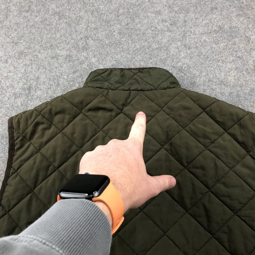 Field and Stream Vest Mens XL Green Sleeveless Full Zip Quilted Outdoors Casual* - Picture 9 of 11