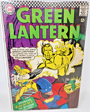 GREEN LANTERN #48 1966 DC 5.0 Silver Age Gil Kane Cover Art vs Goldface