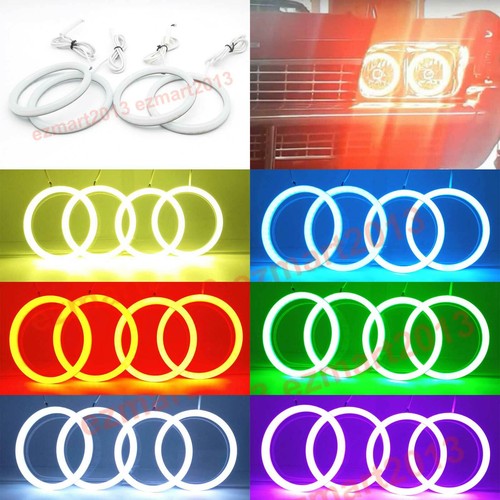 RGB halo rings for Chevrolet Impala 5.75 inch headlight 1958-1976 LED APP BT DRL - Picture 13 of 36