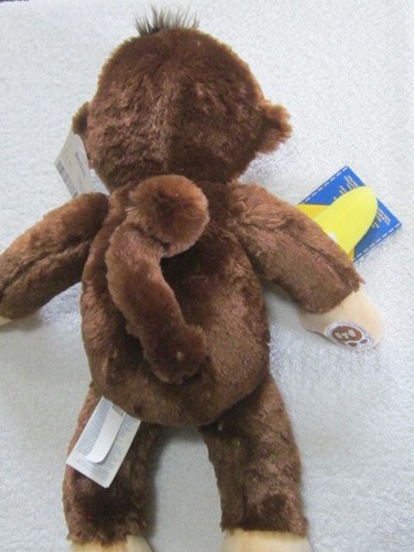 Build a Bear Smiley Mono Juguete de Peluche Animal con Camiseta Peluche Plátano Set - Imagen 3 de 4