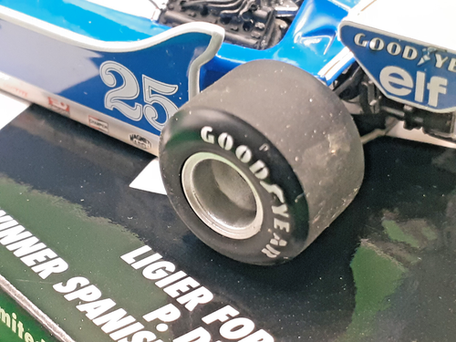 LIGIER FORD JS11 P. DEPAILLER SPANISH GP 1979 LIMITED 1728 pcs 1/43 minichamps - Foto 5 di 10