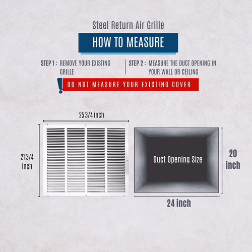 Stahl Rückluftgitter Klimakanalabdeckung Grill weiß - viele Größenoptionen - Bild 221 von 323