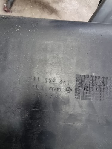 VW T4 console centrale rivestimento cruscotto inferiore nero canale aria 701857341 - Foto 9 di 10