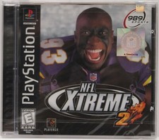 NFL Xtreme 2 Sony PlayStation 1 NTSC 1999 Everyone 989 Sports Factory Sealed NM