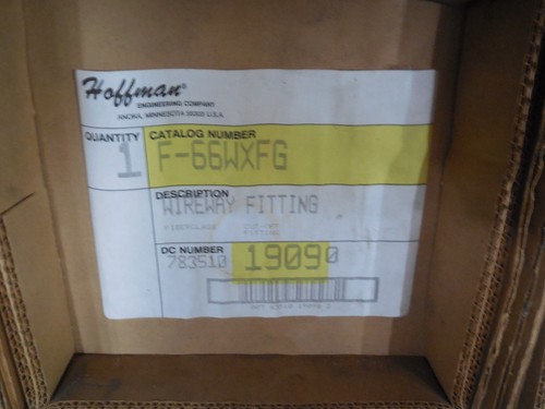 NEW HOFFMAN F-66WXFG WIREWAY FITTING F66WXFG