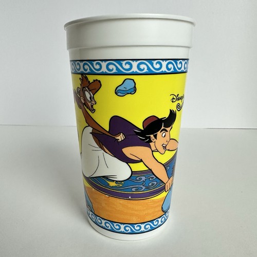 Vintage Disney's Aladdin Burger King 32oz Plastic Cup Collectible - Picture 1 of 6