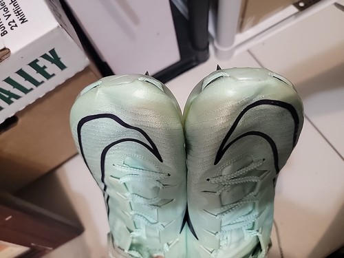 Nike Air Zoom Maxfly Track Spikes Mint Foam Cleats Men’s 15 DR9905-300 W/Spikes - Picture 7 of 13