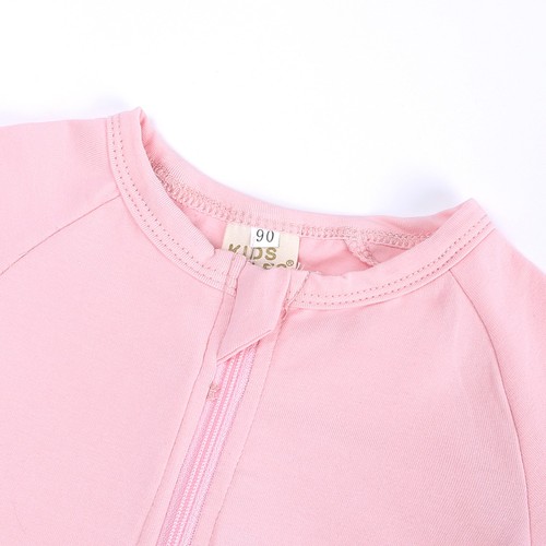 Nuovo con etichette* PAGLIACCETTO MONOGRAM E BAMBINO-Letto manica corta doppia cerniera cotone rosa 3-6m - Foto 6 di 13