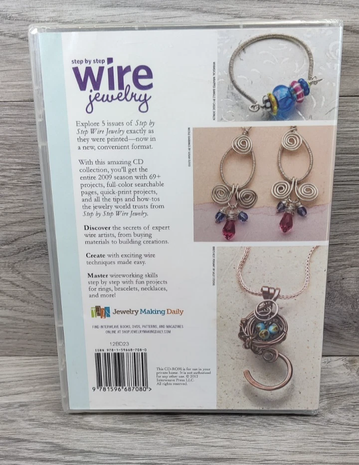 Step by Step Wire Jewelry 2009 Collection On CD-New Sealed - Image 2 of 4