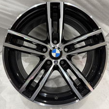 *REFURBISHED GENUINE 18" BMW 1 SERIES F20 F21 719M 8J REAR ALLOY 8074186 8009703
