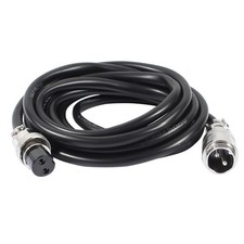 GX16 2 Pins Male/Female Head Aviation Socket Connector Electrical Cable 2m