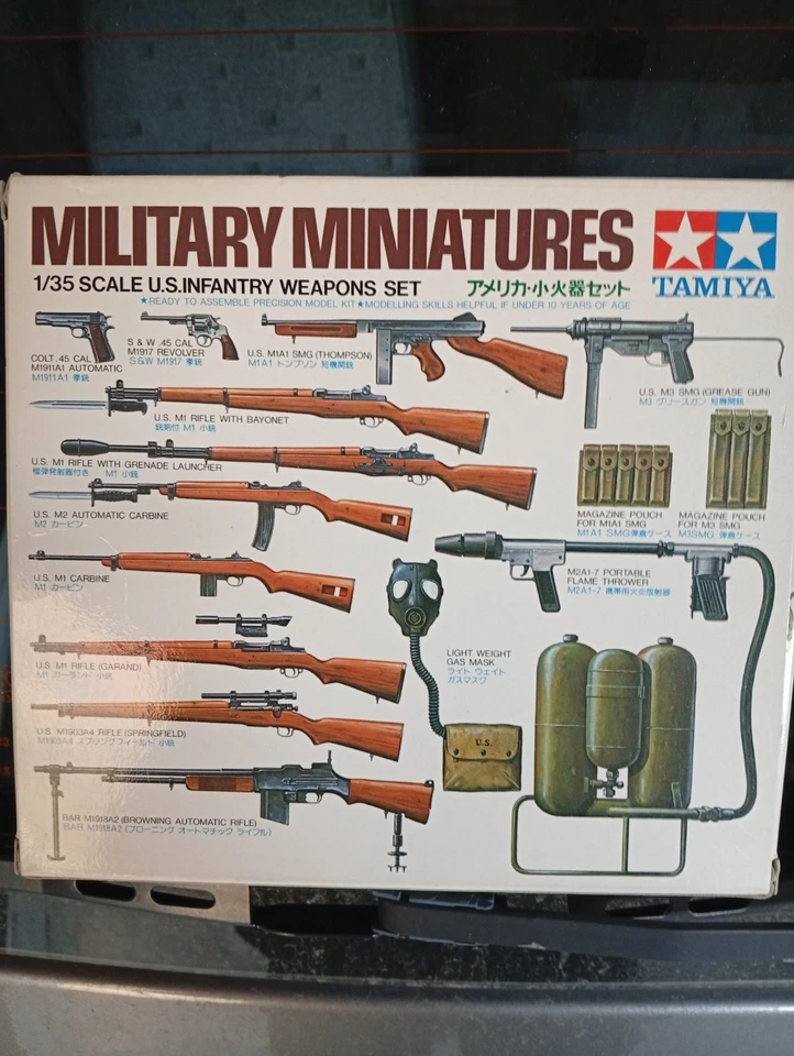 Tamiya Military Miniatures German Infantry Weapons Set 1/35 #3611 NEW IN BOX. - Immagine 2 di 2
