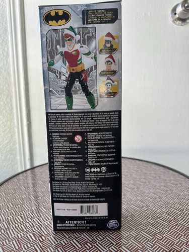 DC Figur Batman, Superman, Robin & Joker 12 Zoll Santa Weihnachtskostüm 4 Stück - Bild 21 von 22