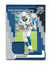 2025 Score Football  Josh Downs  ZON-JDS  Zoned In    Free Ship