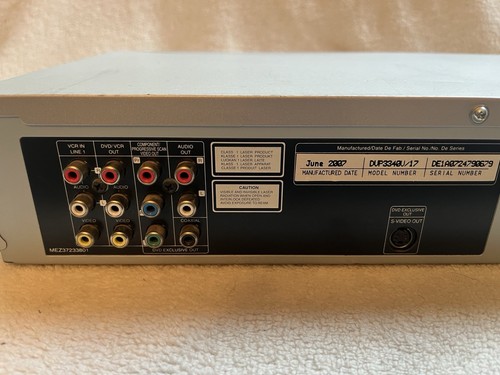 đź’™Philips VCR DVD VHS Combo 4 Head VCR/DVD Player Tested VHS S Video Remote TEST - Picture 11 of 12