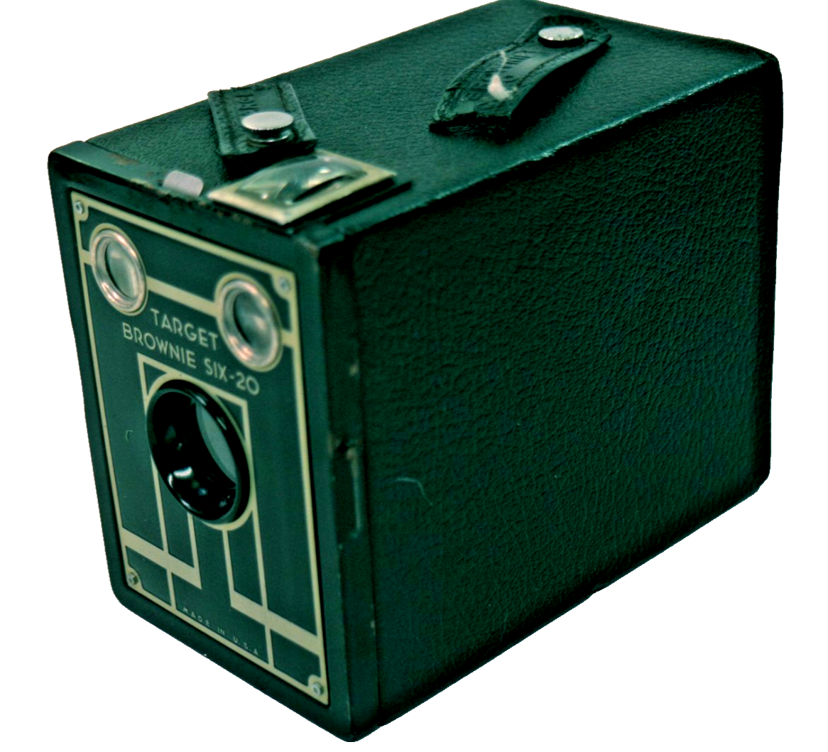 Kodak Brownie Target Six-20,With Original Film Roll Working in