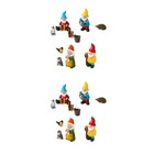 20 pcs Creative Resin Gnome Hammock Garden Adornment Christmas Gift (Assorted
