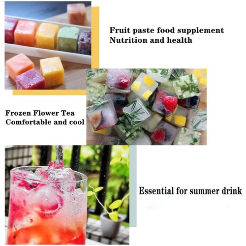 Tao Cicada Ice Cube Tray, 3 Pack Silicone Ice Cube Molds, Easier To Re - Picture 7 of 7