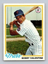 1978 Topps #712 Bobby Valentine