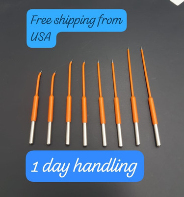 Ellman Surgitron Colorado Micro Dissection Needles 8 Pcs Tungsten Tips New CE
