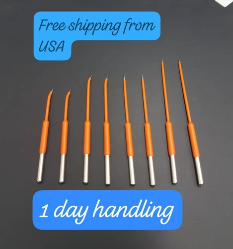 Ellman Surgitron Colorado Micro Dissection Needles 8 Pcs Tungsten Tips New CE - product listing photo