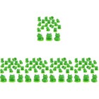 100 Pcs Small Frog Figurines Lifelike Animal Figurines Fake Frog Models Toys Min