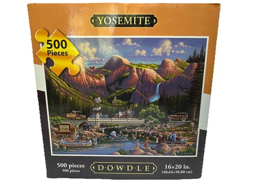 Dowdle Yosemite 500 Piece Jigsaw Puzzle Folk Art National Park Eric Dowdle - Picture 1 of 5