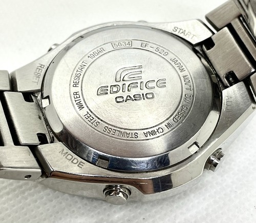 CASIO EDIFICE HERRENUHR CHRONOGRAPH Uhr watch vintage TOP ZUSTAND Taucheruhr - Bild 5 von 9