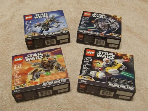 Nuevo Lego Star Wars 75125 75128 75129 75162 Microfighters Cajas Selladas (4 Juegos) - Imagen 1 de 10