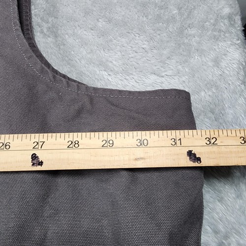 Carhartt Weste Herren 4XL Tall grau Loose Fit Sherpa gefüttert Washed Duck Zip 104277 - Bild 11 von 13