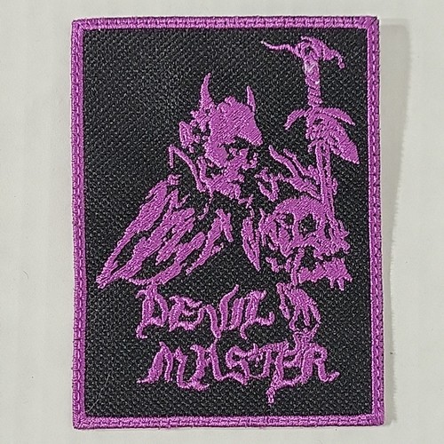DEVIL MASTER Demo SMALL PATCH Embroidered Band Logo - Picture 1 of 6