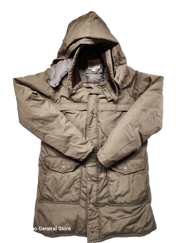 Field and Stream Down Jacket Big and Tall Men XLT Hunting Fishing Brown VTG 80s - Picture 5 of 14