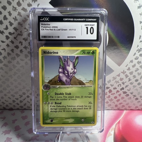 Nidorino graded CGC 10 for sale on eBay