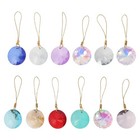  12 Pcs Crystal Hanging Sun Catcher Ceiling Decor Colorful Prism Ball