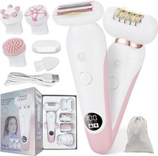 5 in 1 Electric Shaver for Women,Epilators Hair Removal Women's Pink
