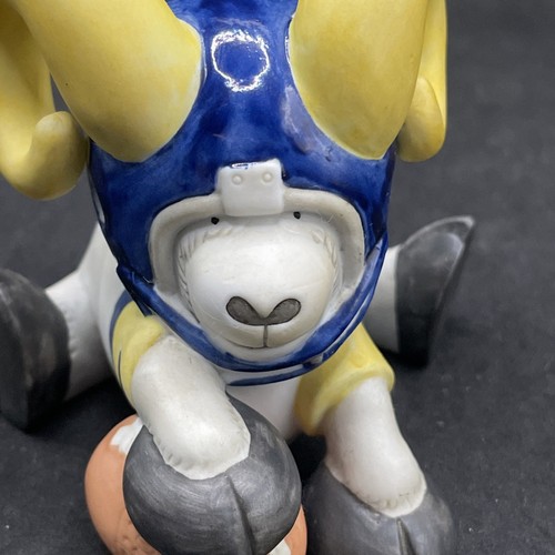 Vintage St Louis Rams NFL Huddles 3” Footbalp Mascot Ceramic Figure 1983 LA - Picture 10 of 10