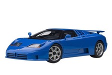 Autoart 1/18 Scale Bugatti Eb110 Ss French Blue Finished Model 70917_