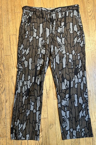 Rare Vintage SafTBak Mens Pants & Shirt Treebark Camo Hunting Sz? - Picture 4 of 11