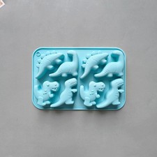 Dinosaur Food Grade Silicone Molds 8-Cavity Chocolate Hard Candy Ice Cubes Mold
