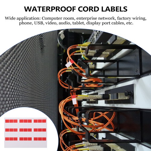 5 Pcs Kabeletikett Einfache Wasserfeste Kabeletiketten Selbstklebende - Afbeelding 12 van 12