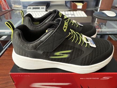 Skechers Jungen GO Run 400 V2 - Goltran schwarz/gelb Gr: 3 (405095L/BKYL) - Bild 9 von 16