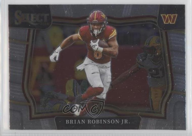 2022 Panini Select Field Level Brian Robinson Jr #427 Rookie RC