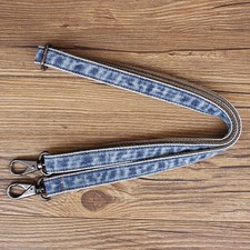 Replacement 140cm Denim Strap Adjusted Band Detachable for Crossbody Bag W/hook